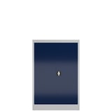 thumbnail of Metallschrank abschließbar Flügeltürenschrank Aktenschrank 120x92x42cm  grau X-530320