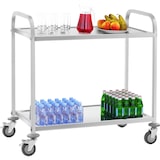 thumbnail of Royal Catering Servierwagen - Edelstahl - 2 Borde - Ablagen: 90 x 50 cm - 200 kg -