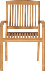 thumbnail of vidaXL Stapelbare Gartenstühle mit Kissen 6 Stk. Massivholz Teak