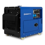thumbnail of EBERTH 5000W Diesel Notstromaggregat mit 10 PS, E-Start, AVR, 2x230V, 1x12V, 4-Takt-Motor, Gehäuse, Griffe, Räder – mobiler Stromgenerator