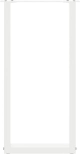 thumbnail of Helloshop26 - Set aus 2 U-förmigen Konsolentischbeinen 38 x 72 cm mit verstellbaren Nivellierfüßen modernes Design weißer Stahl 02_0057413