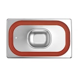 thumbnail of HENDI Gastronorm-Deckel mit Silikonrand, Profi Line, GN 1/4, 265x162mm