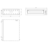 thumbnail of Forno elétrico de pizza para 6 pizzas 34 cm Ø, 1 câmara 105 x 70 x 14 cm, gama de temperaturas: 50-450°C, 8,8 kW, 400 V, 11452 Vaiotec