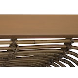 thumbnail of Esszimmerstuhl HWC-M29, Küchenstuhl Korbstuhl Rattansessel Rattanstuhl Stuhl mit Armlehnen, Kubu Rattan Holz Metall