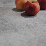 thumbnail of Restootab - Table pliable pour terrasse en Compact HPL décor gris pierre 70x70