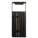 thumbnail of Rossignol - Corbeille 110L avec cendrier 1,5L ARTRI ALU - déchets gris