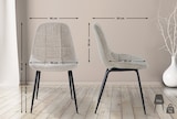thumbnail of 2er Set Stuhl Tom creme/Stoff