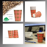 thumbnail of 200 Stück 7,5oz/180ml Kaffeebecher to go Einweg | Pappbecher Coffee to Go Becher | Kaffee to+go Papierbecher Hartpapier