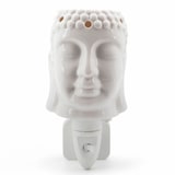 thumbnail of Candle Brothers  Duftlampe, Nachtlicht Buddha, Keramik, elektrischer Betrieb, HxBxT: 15,5x8,5x11,5 cm, weiß