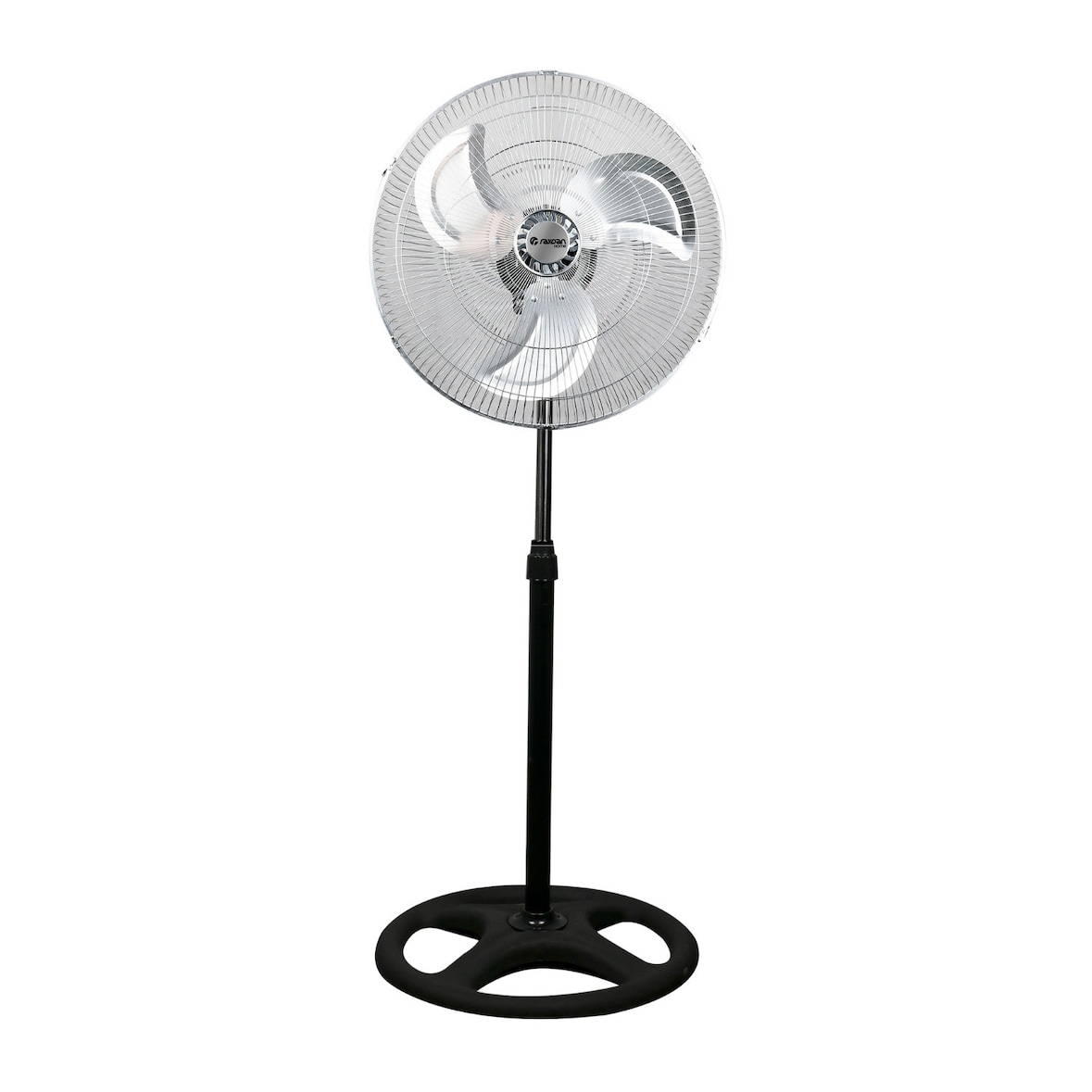 Ventilador de Pie Ø45cm 75W 3 Velocidades Industrial Negro Thinia Home