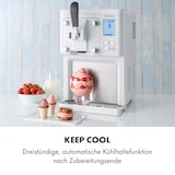thumbnail of Sweet Sundae Eiscrememaschine Kompressor 1,5l Edelstahl weißWeiß