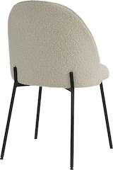 thumbnail of SIT Möbel Tom Tailor Stuhl 2er-Set | T-Bouclé Pad Chair | gepolstert graubeige|Beine Metall schwarz|B57xT54xH52cm|02412-21|Serie SIT&CHAIRS