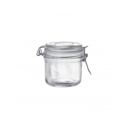 Mini pote de vidro hermético Cl 23 com tampa