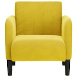 thumbnail of vidaXL Sessel mit Armlehnen Gelb 54 cm Samt