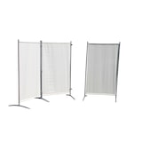 thumbnail of Leco Sichtschutz / Stellwand, 260 x 156 cm, Metall / Polyester, beige, 3-teilig