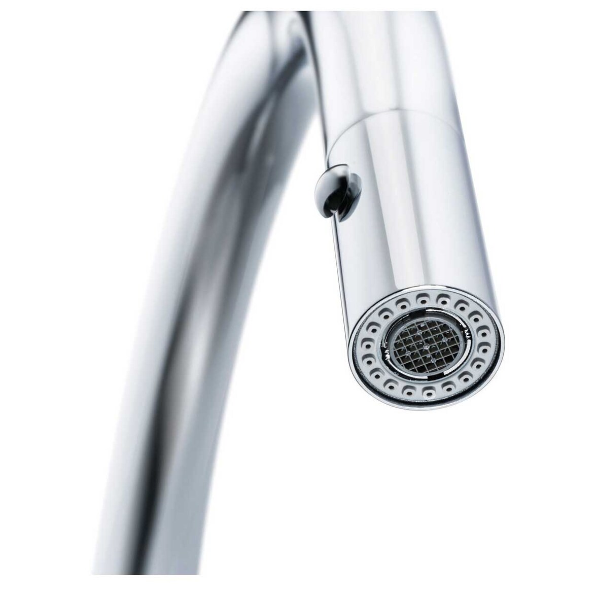 Franke Messing Hochdruck Armatur Active J mit Auszugsbrause Chrom