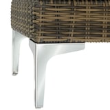 thumbnail of tectake Pieza modular para conjunto de ratán Villanova sillón  antracita-jaspeado - 404418