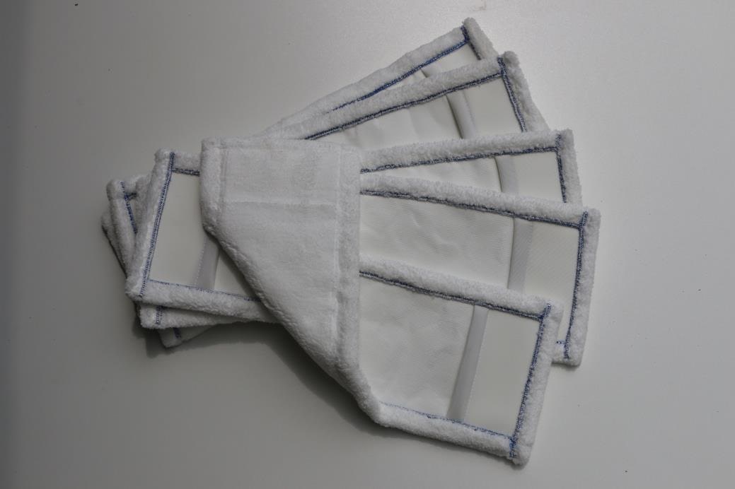 CleanSV® Profi Microfasermop weiss 5 Stück Pack 40 cm