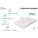 thumbnail of Pergaplus 1/8 Bogen, Pergamentersatzpapier, Einschlagpapier weiß, 37,5x25 cm, 12,5 KG für Verpackung von Lebensmitteln
