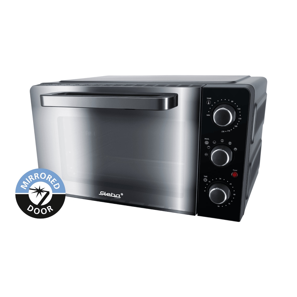Steba Grillbackofen KB 224 Black Steel mit Drehspieß und PFAS-freien Innenraum