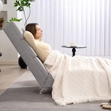 thumbnail of HOMCOM Chaise Longue Reclinabile con Schienale Alto Grigio