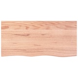 thumbnail of vidaXL Tischplatte Hellbraun 100x50x2 cm Massivholz Eiche Behandelt