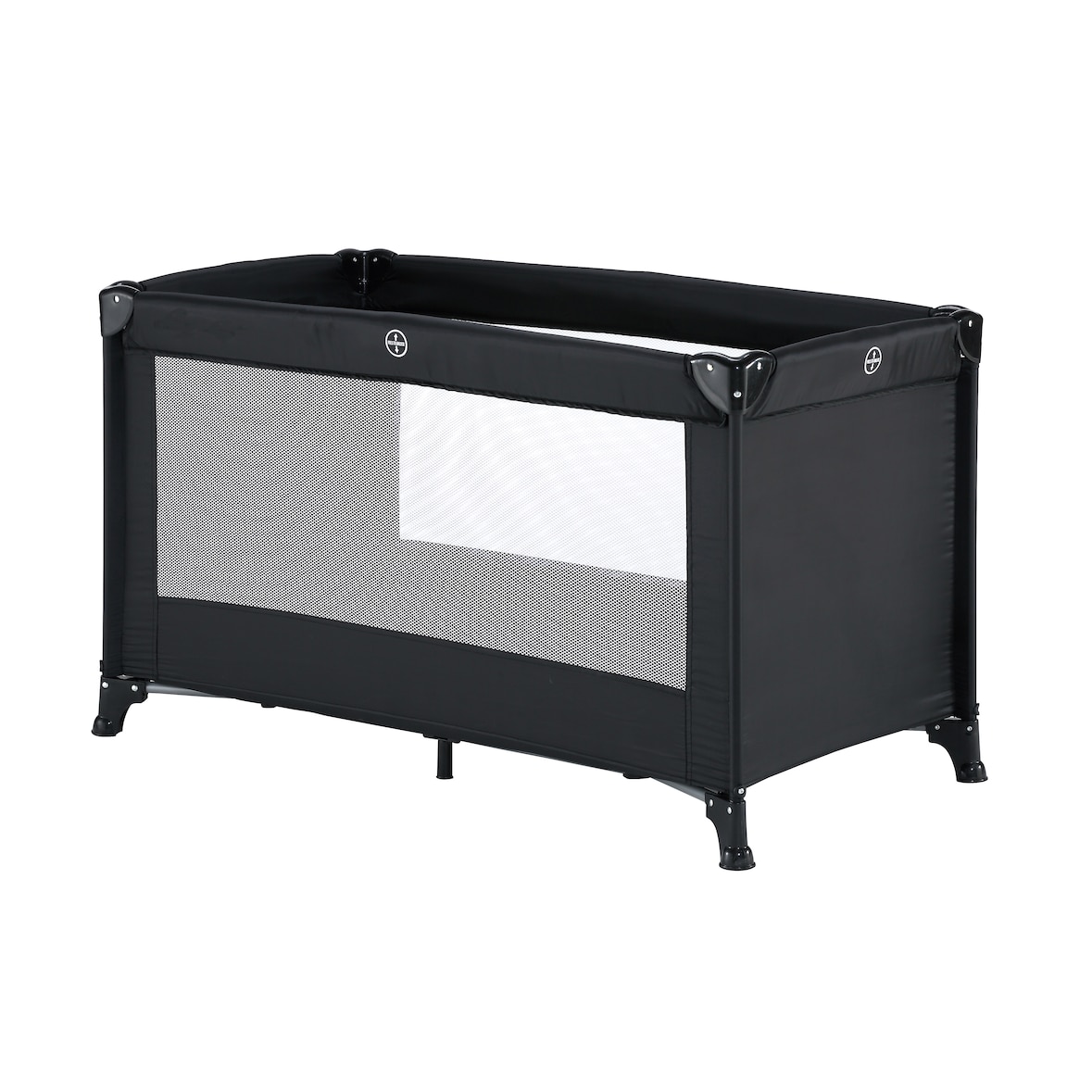 Stark baby lettino BABYBOX in acciaio e plastica con due lati a rete di dimensioni L1240*H770*P650 mm