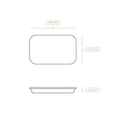 thumbnail of greenbox - Pappschalen 19,5 x 11 x 3 cm, braun, oval, 1000 St.