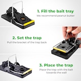 thumbnail of VerminBuster Rattenval - Rattenklem - Rat Trap - Rattenvallen voor binnen en buiten - Professionele Rattenklemmen