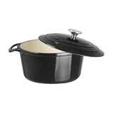 thumbnail of Vogue zwarte ronde ovenschaal