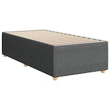 thumbnail of vidaXL Boxspringbett mit Matratze Dunkelgrau 80x200 cm Stoff