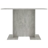 thumbnail of vidaXL Esstisch Betongrau 110 x 60 x 75 cm Spanplatte