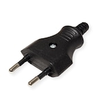 thumbnail of BACHMANN Euroflachstecker 2,5A/250VAC, Montage, schwarz