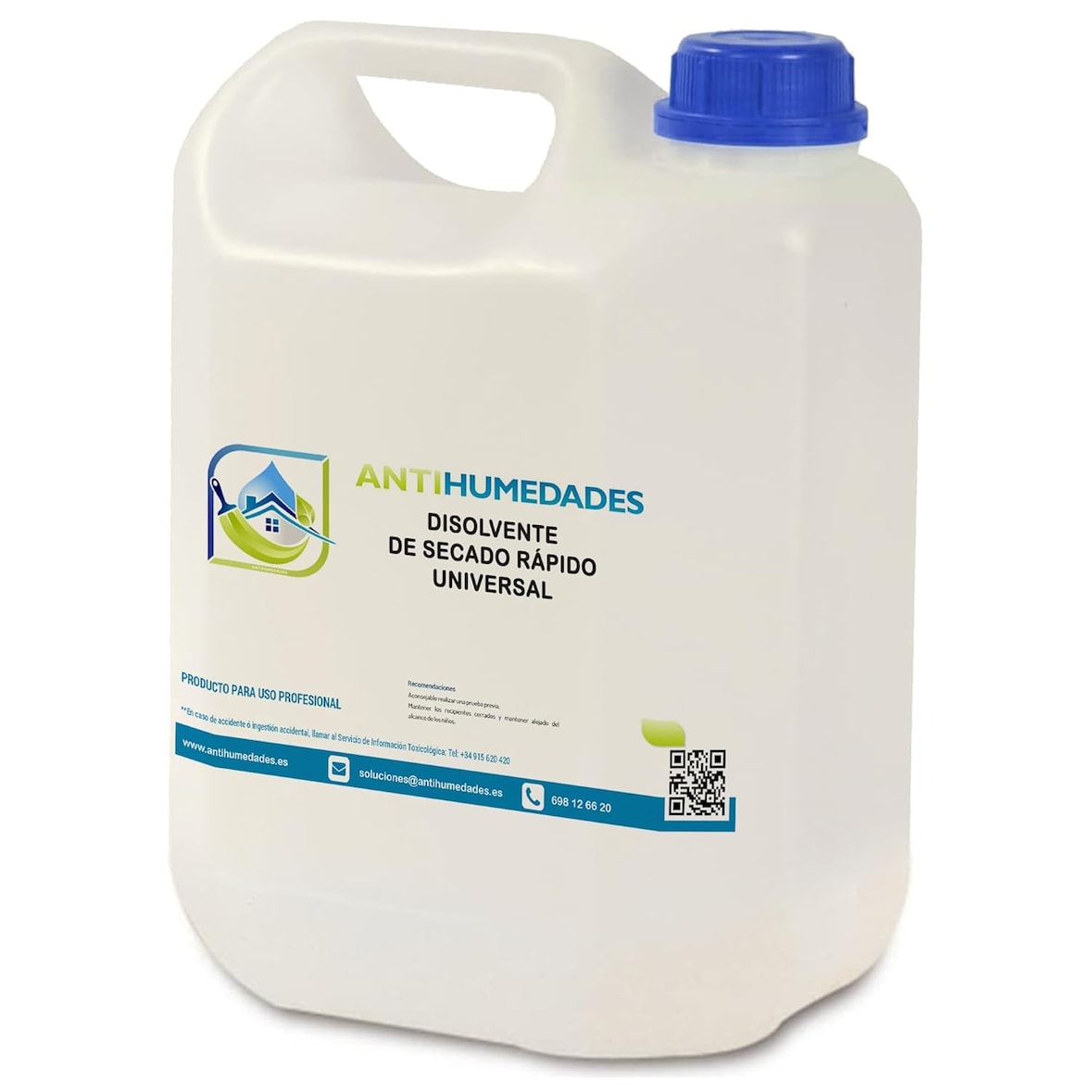 Diluente Universal Anti-humidade de Secagem Rápida (5L) - Reduz a viscosidade, aumenta a aderência da tinta e...