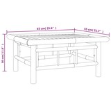 thumbnail of vidaXL 6-tlg. Garten-Lounge-Set mit Dunkelgrauen Kissen Bambus
