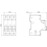 thumbnail of Siemens 5SY43327 5SY4332-7 Leitungsschutzschalter 32 A 230 V, 400 V