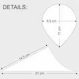 thumbnail of PAPSTAR 500 Fingerfood - Spitztüten, Holz "pure" Ø 11 cm · 21 cm