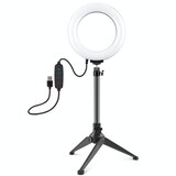 thumbnail of Ring Light USB 3 Modes LED Pour Photo Vidéo Avec Trépied Portable YONIS