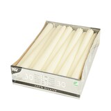 thumbnail of PAPSTAR 30 Leuchterkerzen Ø 2,2 cm · 24 cm weiss aus 100 % Stearin