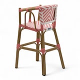 thumbnail of Silla alta bebé RIVOLI - Trenzado Rosa y Blanco