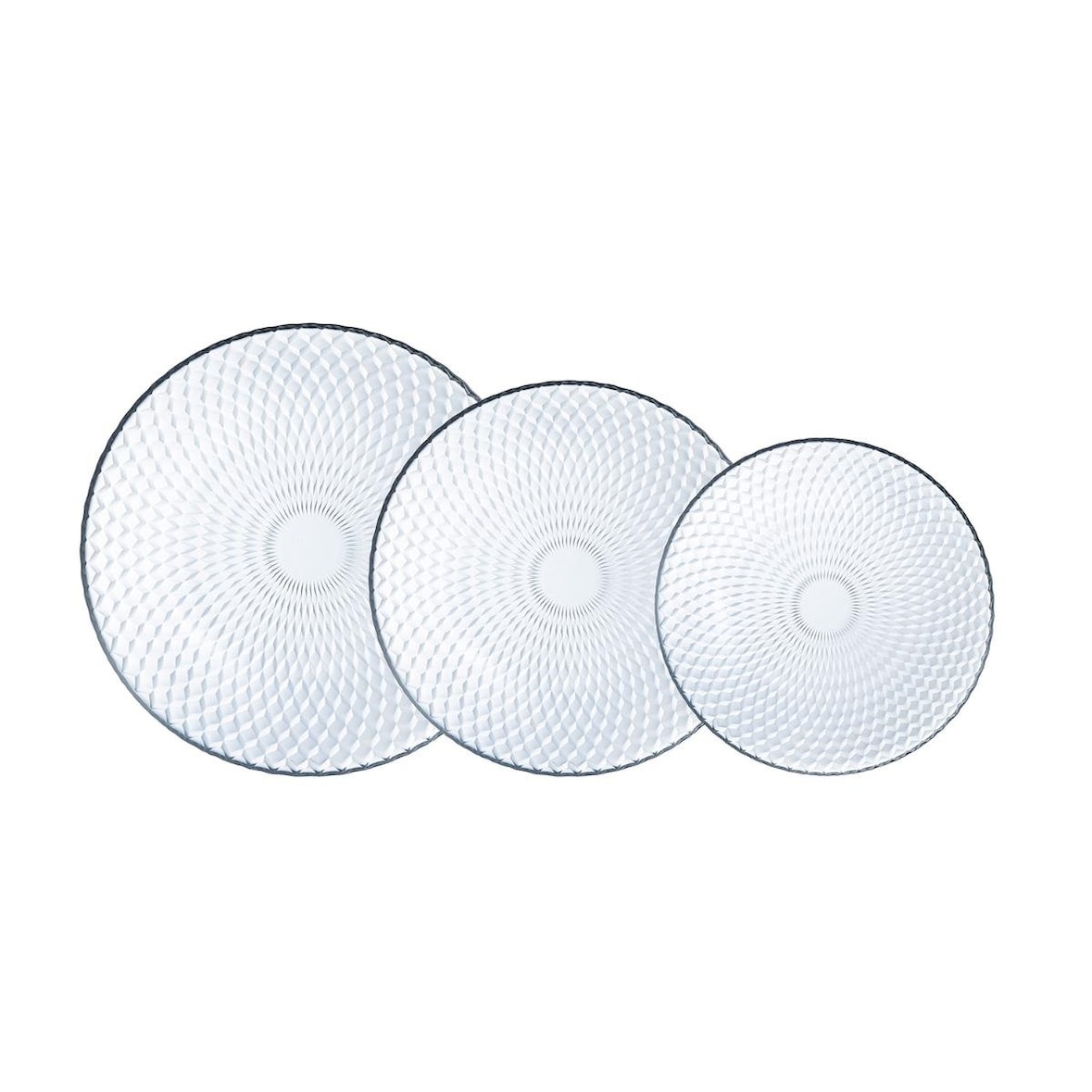 Luminarc Pampille Clear Vajilla Vidrio 18 Piezas-6 Personas