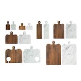 thumbnail of FHC - 200Pcs - Les planches apéro double face imitation marbre et bois  395x245mm