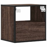 thumbnail of vidaXL Wand-Nachttische 2 Stk. Braun Eichen-Optik 40x31x39,5 cm