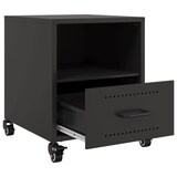 thumbnail of Tables de chevet 2 pcs noir 36x39x43,5 cm acier – Modèle Arête