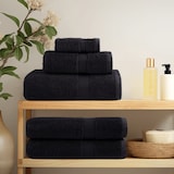 thumbnail of vidaXL Handdoeken SOLUND 10 st 600 g/m² 50x100 cm zwart