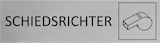 thumbnail of CombiCraft Aluminium Türschild Schiedsrichter 165x45mm mit 3M-Tape