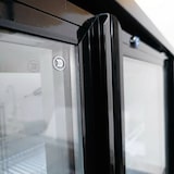 thumbnail of Romux® Glastürkühlschrank MC 1150 Liter 3 Türen Belüftet | Professioneller Getränkekühlschrank mit Glastür & LED