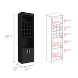 thumbnail of TUHOME Mueble Bar Kava Beijing, con mesa extensible - Wengue