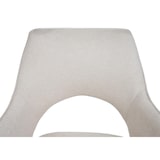thumbnail of Chaise de salle à manger HWC-K30, chaise de cuisine, pivotante Position Auto, tissu/textile MVG ~ crème