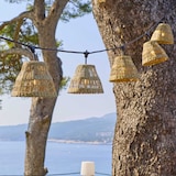 thumbnail of Lumisky Guirlande connectable TESSA 7 ampoules E27 6M Rotin Beige
